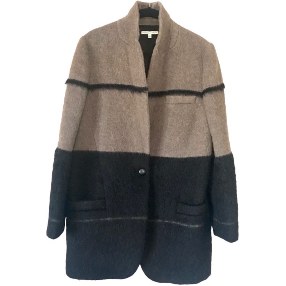 Rebecca Minkoff Graffiti Colorblock Coat